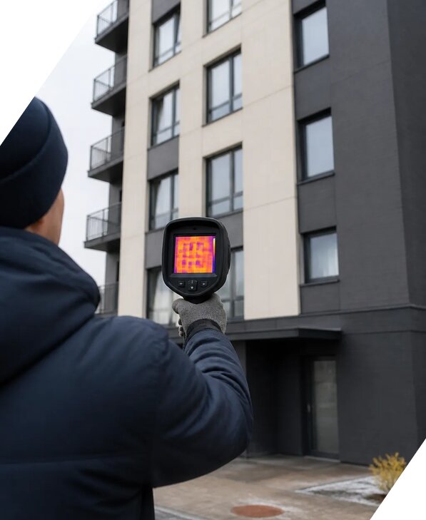 Тепловизионное обследование зданий в Белгороде от 5194 р. | ЭкспертизаРоссия